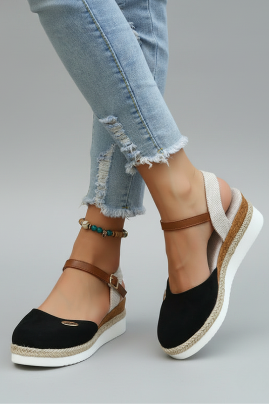 Closed-Toe Women's Espadrille Sandals – Summer Platform Sandals