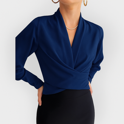 Blouse à manches bouffantes pour femme – Haut élégant et stylé