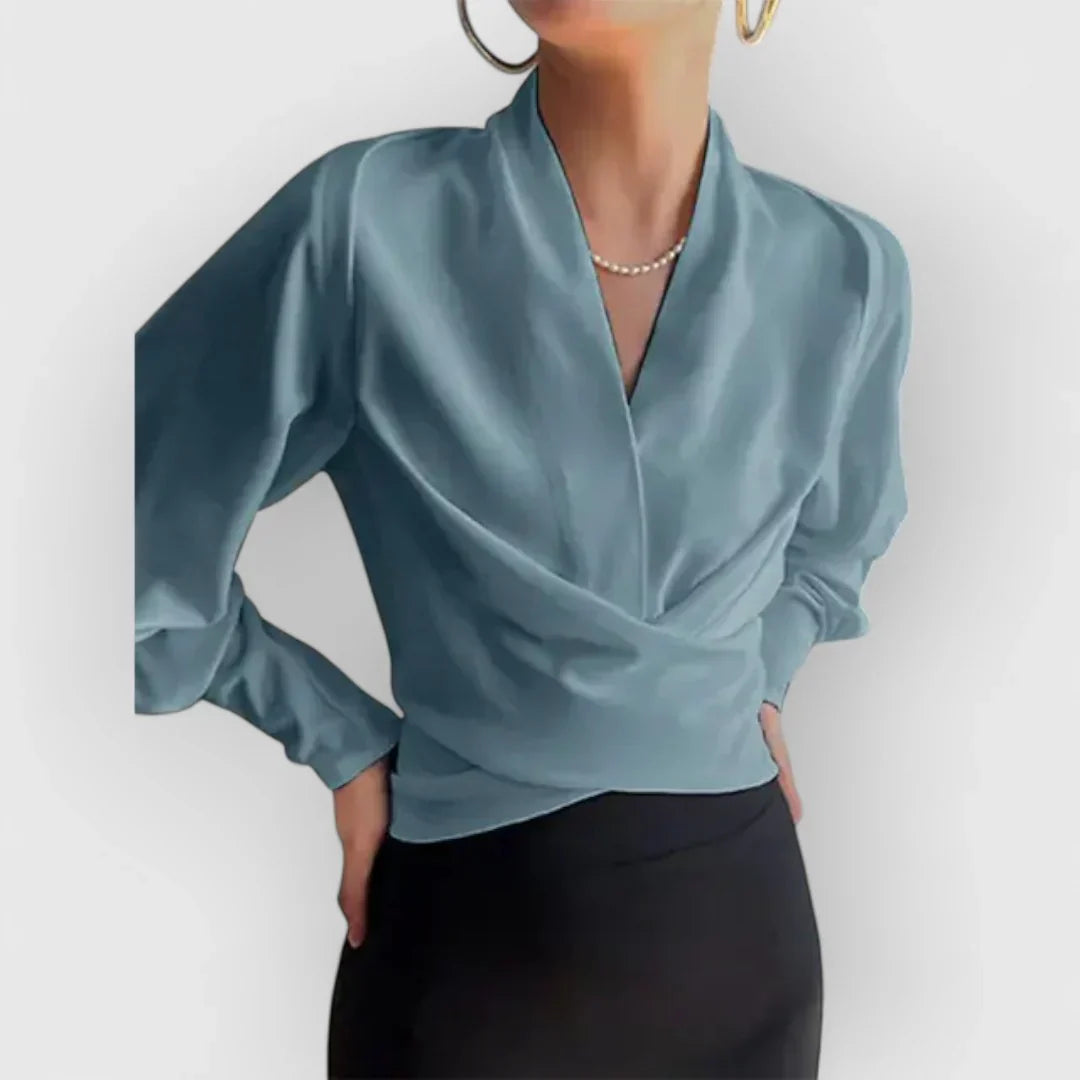 Blouse à manches bouffantes pour femme – Haut élégant et stylé