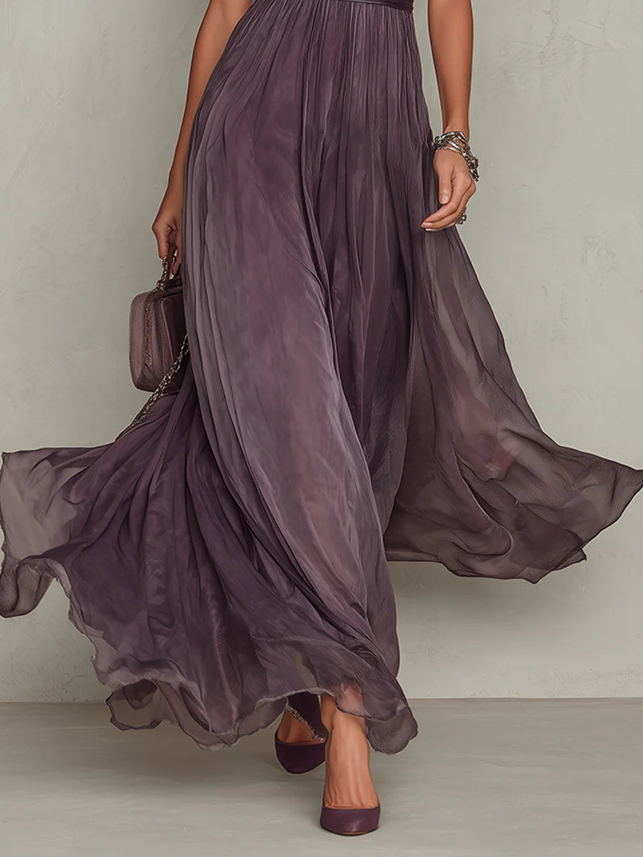 Vestito maxi in mussola donna – Stile vintage ed eleganza fluida