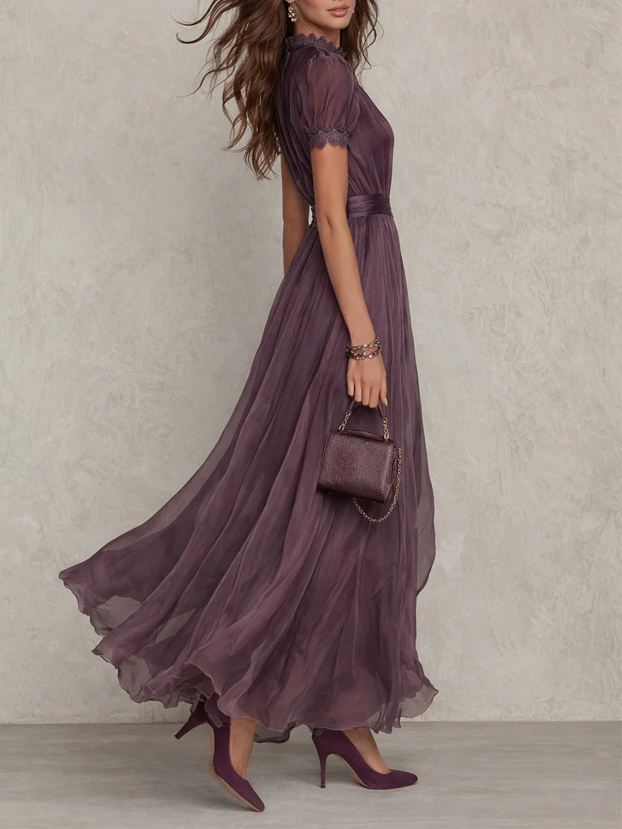 Vestito maxi in mussola donna – Stile vintage ed eleganza fluida