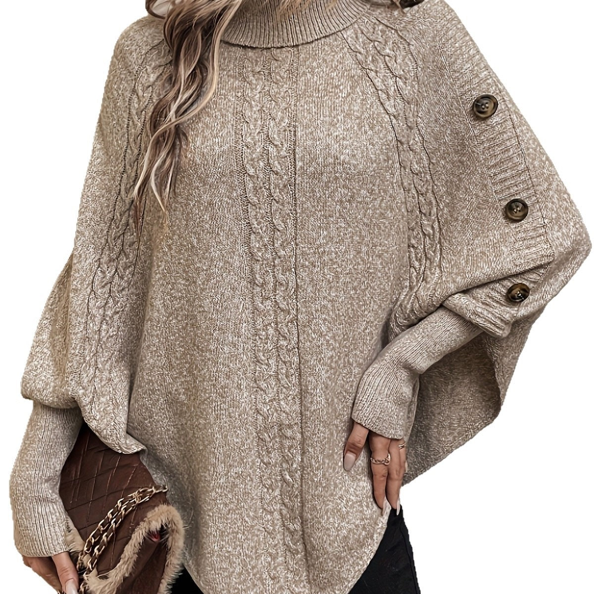 Pull ample femme uni - Doux et decontracte