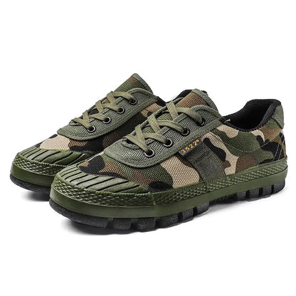 Baskets tout-terrain camouflage pour femmes – Style sportif décontracté pour l'extérieur