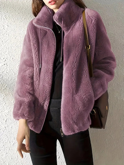 Veste Polaire Femme Douce – Style Décontracté Chaud pour le Quotidien
