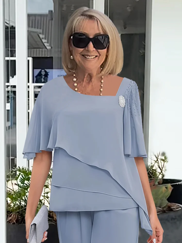 Ensemble deux pièces élégant pour femme – Style chic et sophistiqué pour les soirées au bureau