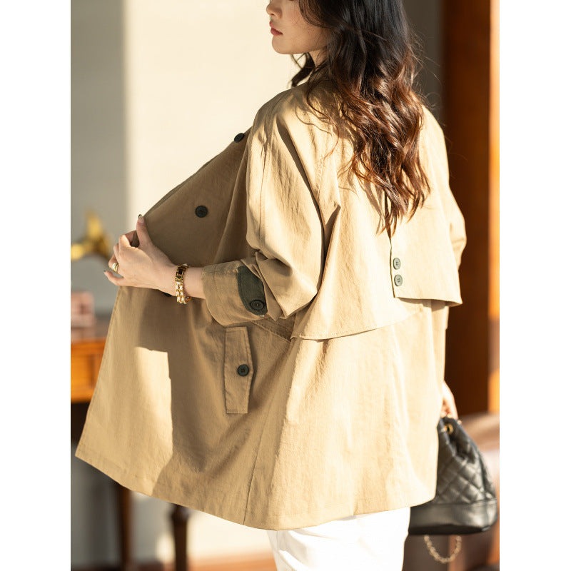 Elegant Casual Mid-Length Women’s Top for the Office in Autumn