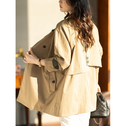 Elegant Casual Mid-Length Women’s Top for the Office in Autumn