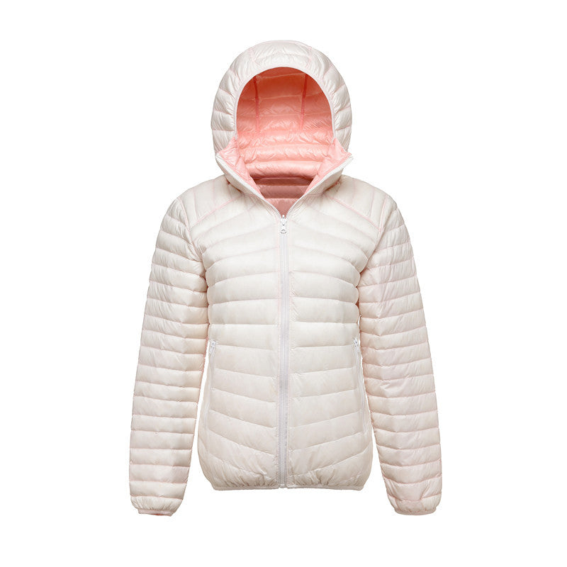 Doudoune courte legere femme a capuche - Chaude et pratique