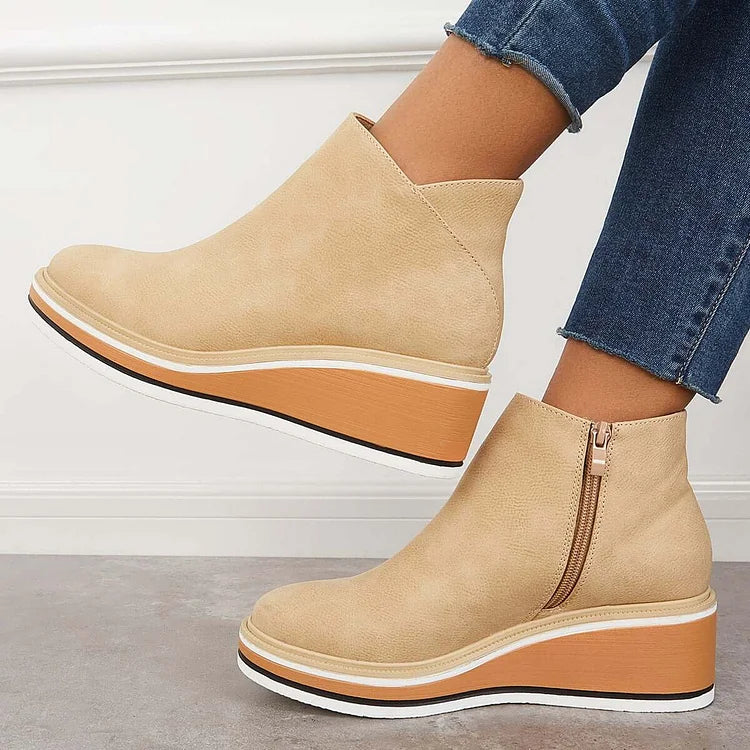 Stivali da donna in ecopelle scamosciata dal look lussuoso – Caldi ed eleganti