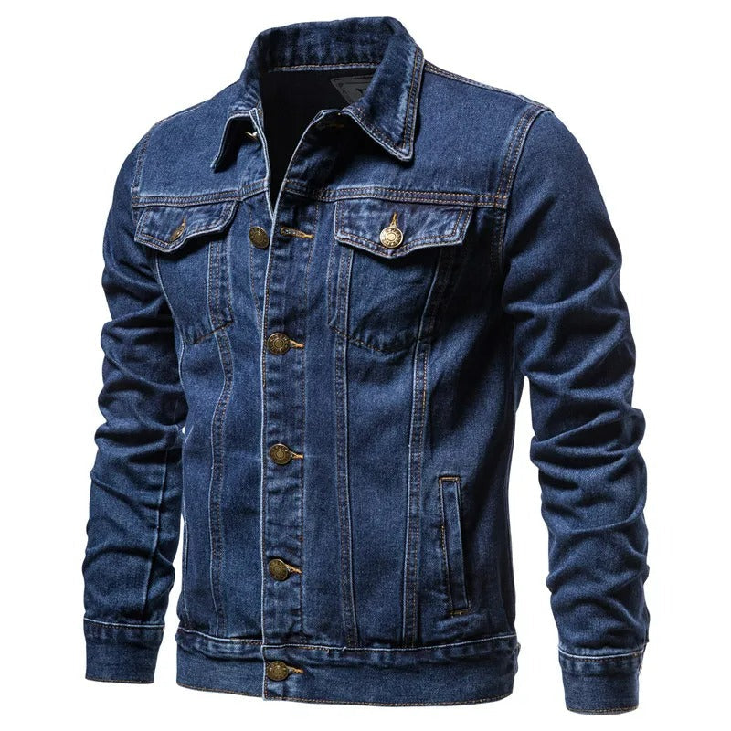 Veste en Denim Premium pour Homme – Vêtement Décontracté et Confortable