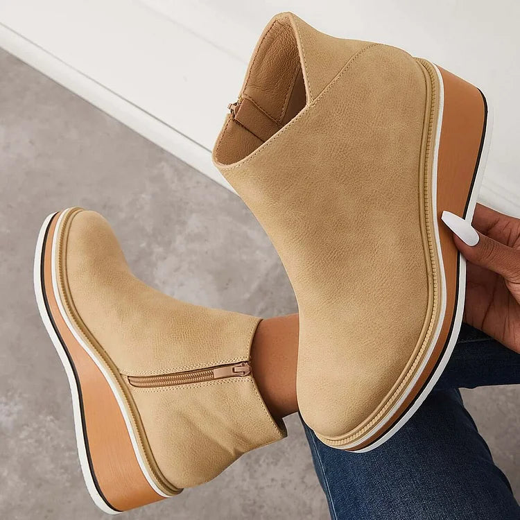 Stivali da donna in ecopelle scamosciata dal look lussuoso – Caldi ed eleganti