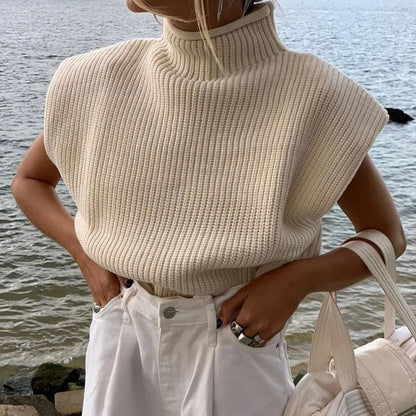 T-shirt da donna a collo alto - Leggera e casual