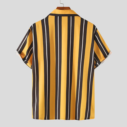 Chemise d’été décontractée premium pour homme – Chemise streetwear à manches courtes