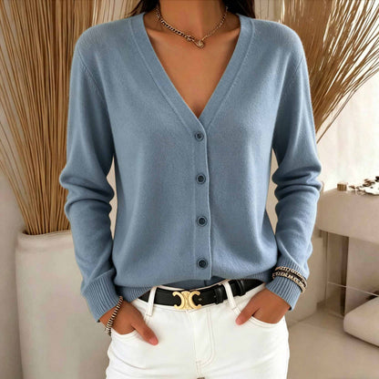 Cardigan da donna con scollo a V - Morbido e versatile