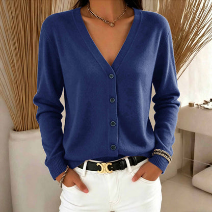 Cardigan da donna con scollo a V - Morbido e versatile