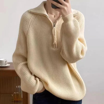 Jersey polo de mujer con media cremallera - Deportivo y cómodo
