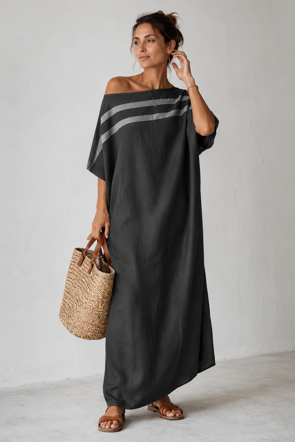 Women's Fluid Maxi Dress - Light and Elegant