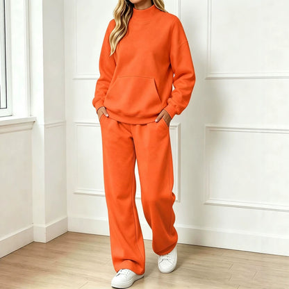 Ensemble sweat femme col montant - Confortable et coordonne