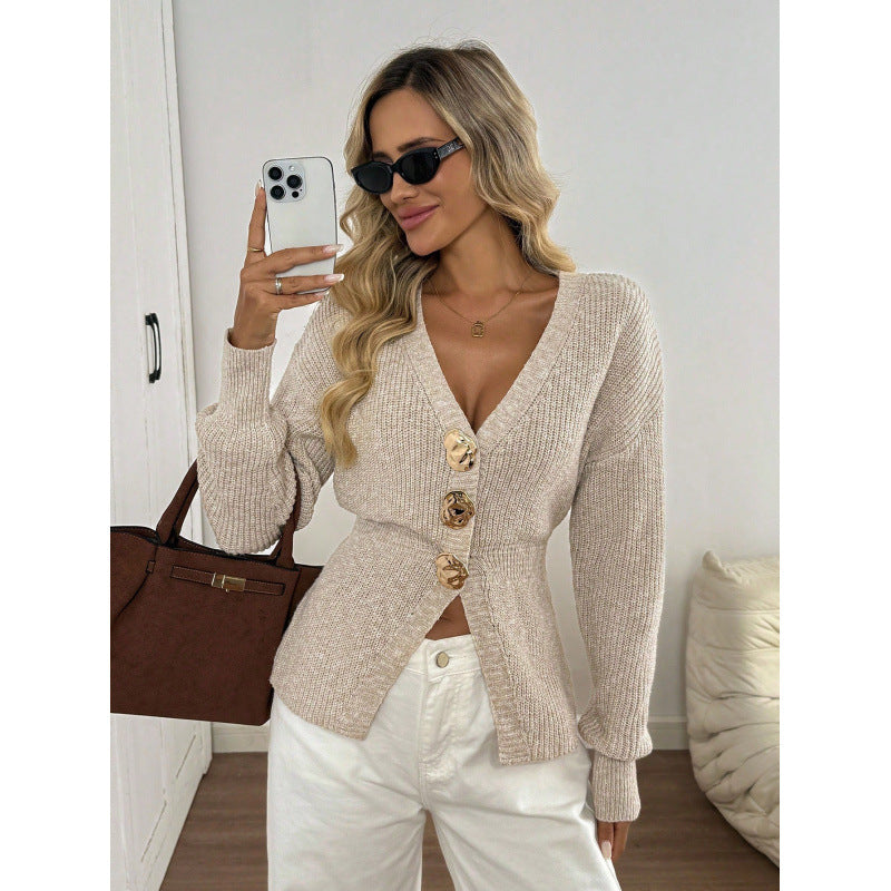 Pull minimaliste femme a col montant - Simple et chic