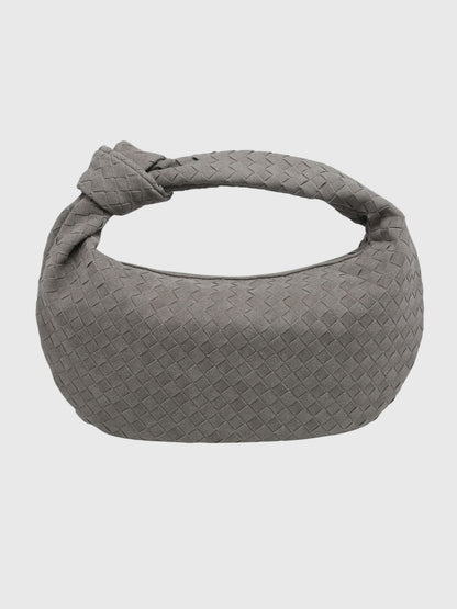 Sac Femme Moyen en Suédine Tressée – Style Élégant Noué au Quotidien