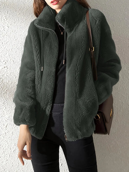 Veste Polaire Femme Douce – Style Décontracté Chaud pour le Quotidien