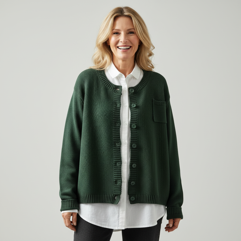 Cardigan da donna in morbida maglia: caldo e confortevole