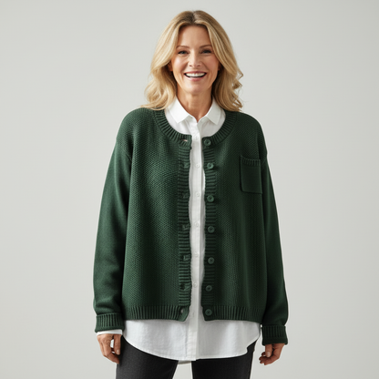 Cardigan da donna in morbida maglia: caldo e confortevole