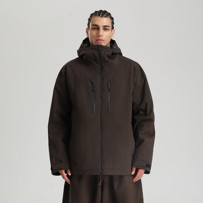 Veste de Ski Imperméable et Respirante pour Homme – Manteau d’Hiver à Capuche pour la Neige