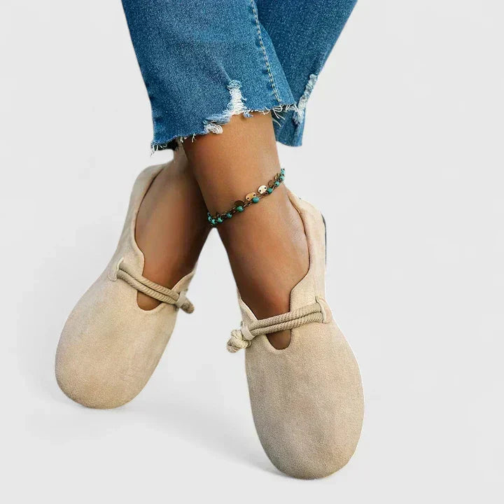 Ballerines femme bohèmes – Plates et élégantes à détail corde