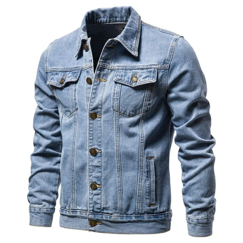 Veste en Denim Premium pour Homme – Vêtement Décontracté et Confortable