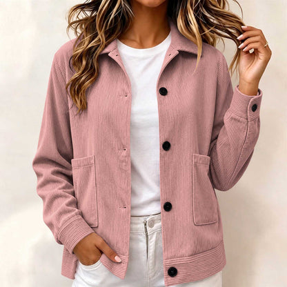 Giacca casual da donna con revers - Semplice e raffinata