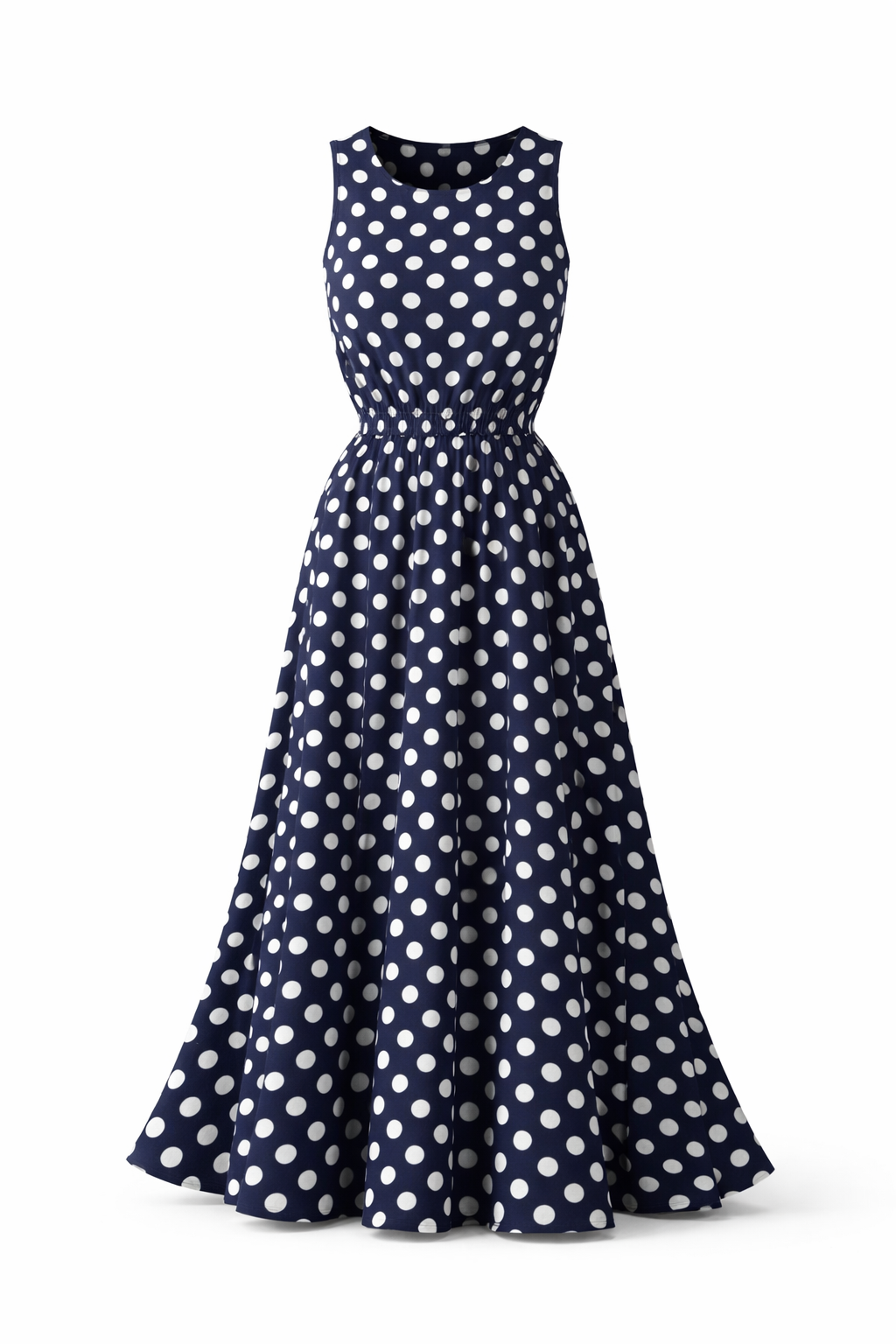 Women's polka dot dress – Feminine cut and chic vintage style