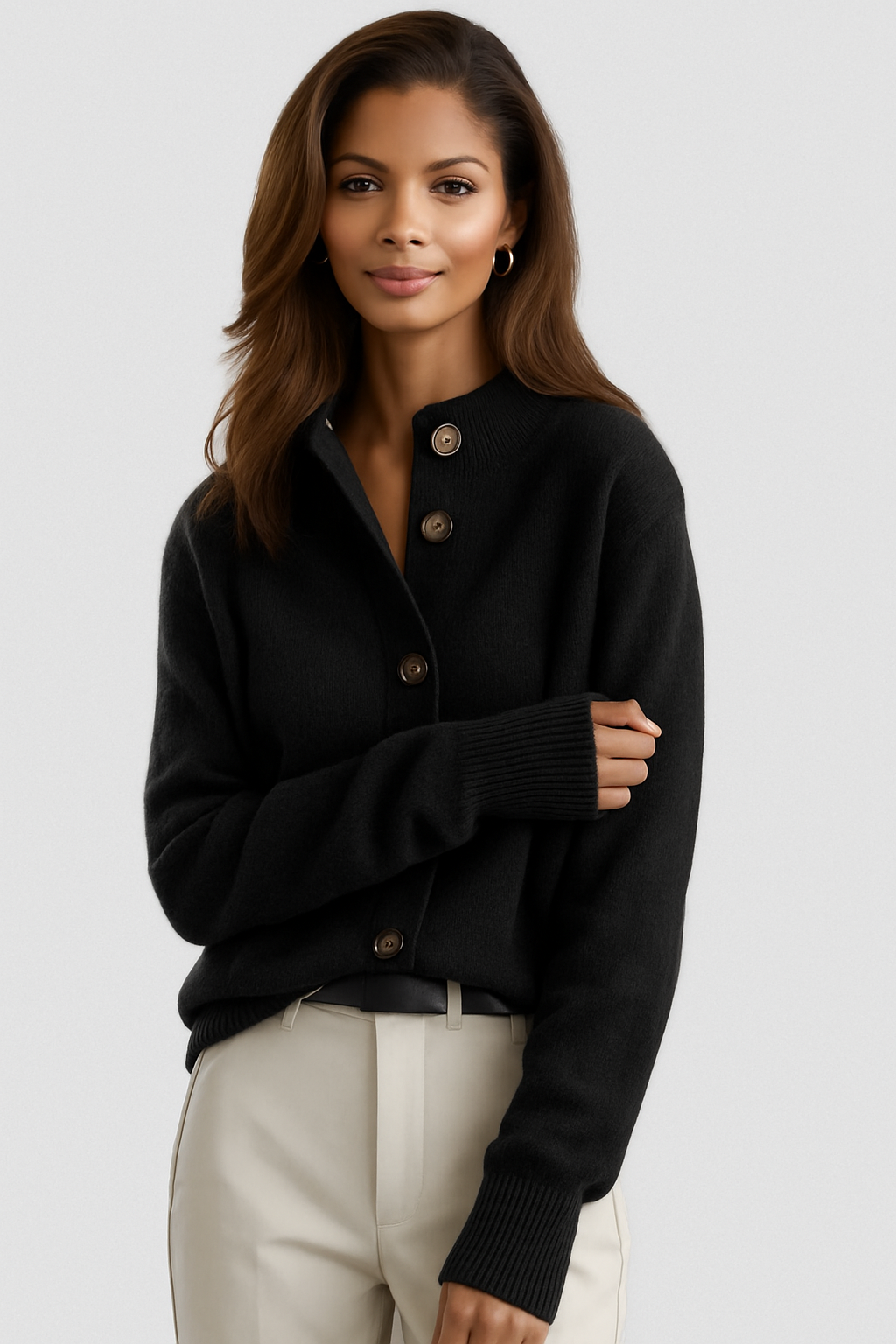Cardigan femme boutonne - Doux et facile a porter