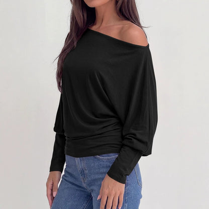 Top femme manches chauve-souris - Polyvalent et doux