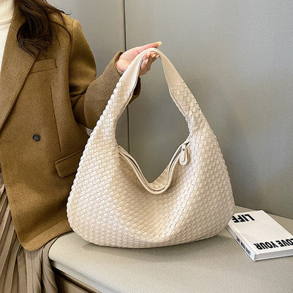 Sac Hobo en Cuir Tressé pour Femme – Sac à Épaule Tressé Élégant