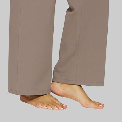 Pantalon de Yoga Doux et Élégant Femme – Activewear Taille Haute