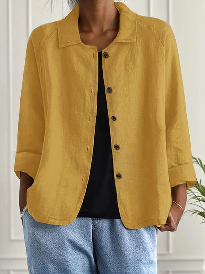 Blouse Décontractée Femme – Veste Légère Pour Superposition Quotidienne