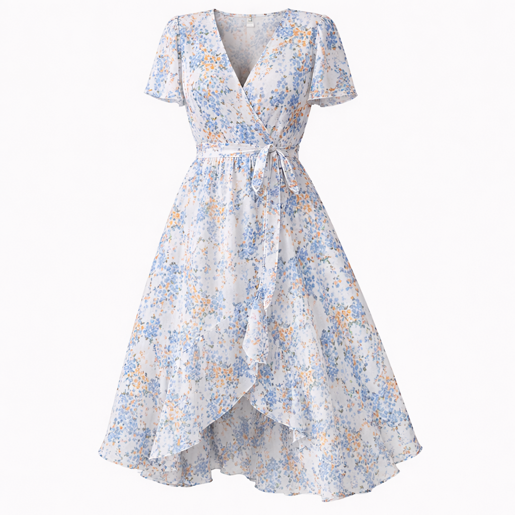 Abito midi floreale da donna – Taglio elegante e aspetto romantico