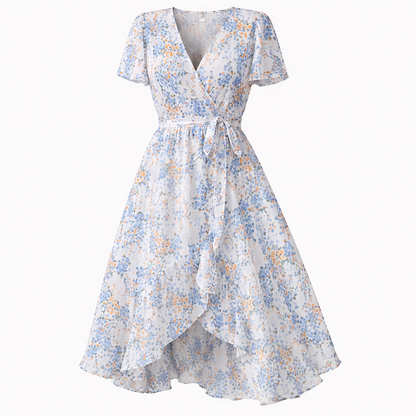 Abito midi floreale da donna – Taglio elegante e aspetto romantico