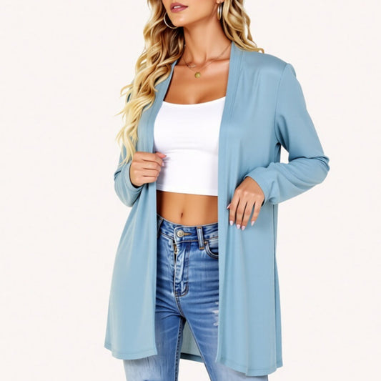 Chaqueta de mujer estampada para la temporada fresca: ligera y fácil de llevar