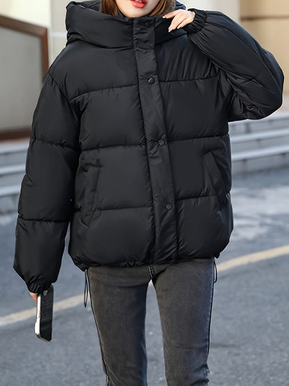 Veste matelassée légère à capuche pour femme – Vêtement d’hiver élégant