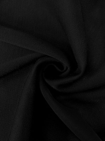 Robe Longue à Manches Bouffantes pour Femme – Élégante Fente Latérale