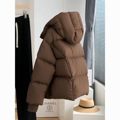 Women's quilted puffer jacket - Warm and elegant