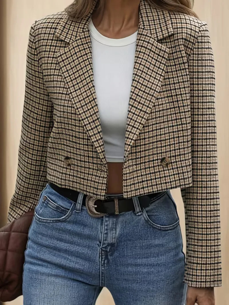 Ternet blazer til kvinder - Struktureret og elegant