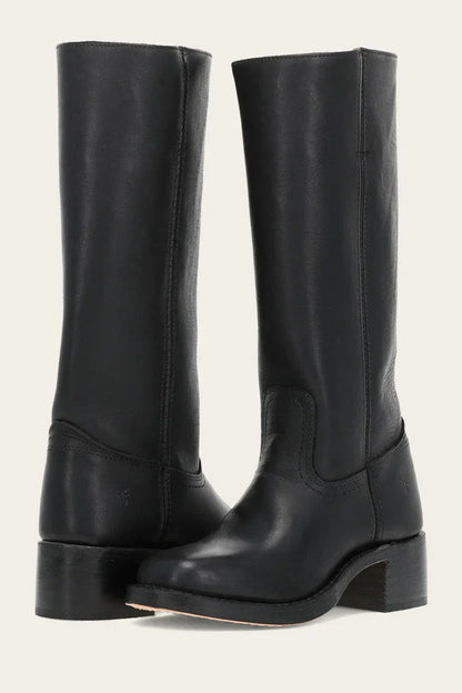Bottes élégantes en cuir de première qualité femmes - Chic, Polyvalent