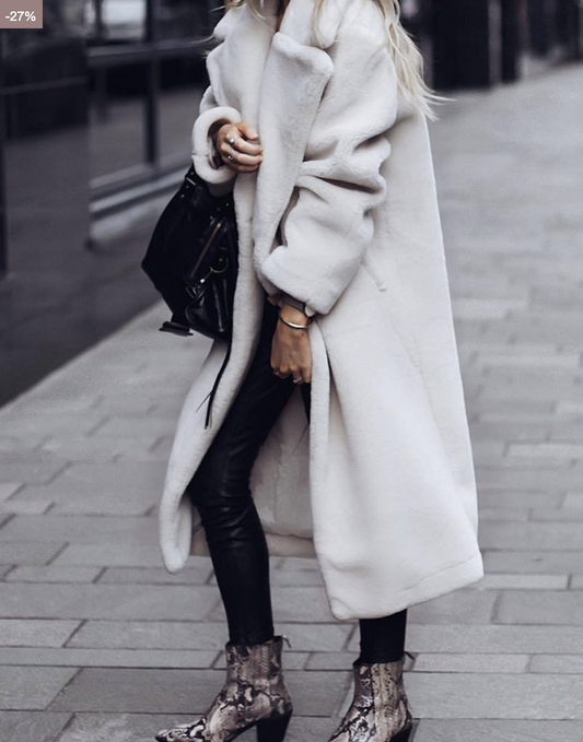 Manteau Long Oversize Hiver Femme Épais