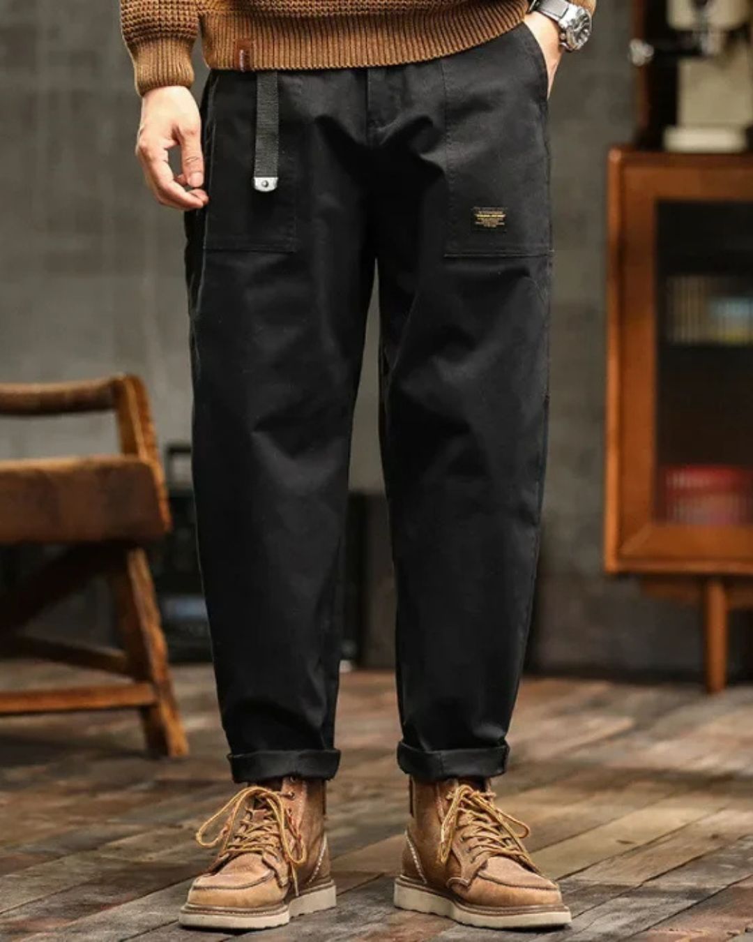 Men's Vintage Work Trousers Premium – Casual Elegant Trousers