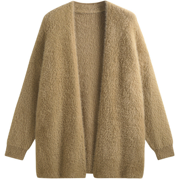 Gilet femme en maille épaisse – Style douillet et chaud pour l’automne et l’hiver