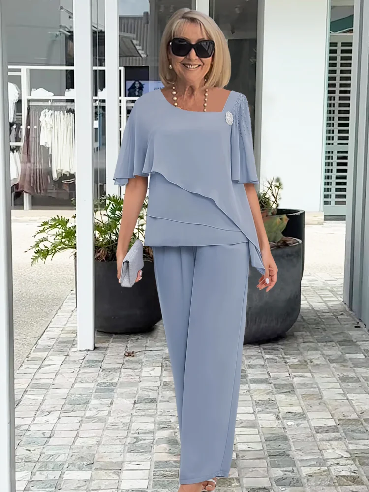 Ensemble deux pièces élégant pour femme – Style chic et sophistiqué pour les soirées au bureau