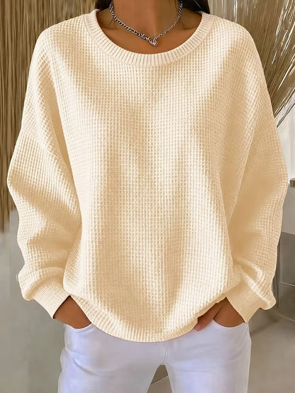 Women's quilted patchwork sweatshirt - Soft and casual